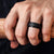 Men's 8mm Hypoallergenic Silicone Ring – Flexible, Durable Bands in Sizes 7-12