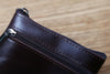 Genuine Leather Mini Zipper Wallet – Compact Coin, Card, &amp; Key Holder for Men &amp; Women