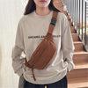 Trendy Corduroy Chest/Shoulder Casual Bag