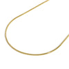 Gold Stainless Steel Snake Chain Necklace  – ( 0.9mm-1.2mm) Elegant Twist Rope Design