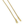 Gold Stainless Steel Snake Chain Necklace  – ( 0.9mm-1.2mm) Elegant Twist Rope Design