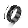 Men&#39;s Viking Celtic Knot Spinner Ring – Stainless Steel Rune Design, Anti-Stress &amp; Anxiety Relief Band