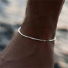 Men&#39;s Stainless Steel Square Snake Chain Bracelet