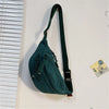 Trendy Corduroy Chest/Shoulder Casual Bag