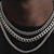 Bold Cuban Link Necklace – Stainless Steel, 3mm-7mm, Black & Gold